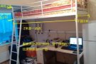 便宜出售二手宜家单人上铺床，加宜家床垫，110新。 