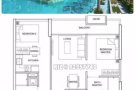 最后两间！全新双钥匙两间卧室 The Santorini @ 淡滨尼公寓出售