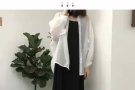 白色时尚蛋糕裙 胖mm可穿