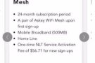 转singtel 1G光纤 网络（原价$54.9， 现价$49.9)