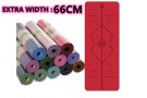 $19.99加宽66cm瑜伽体双色+体位线垫送网袋送绑绳 本地卖家2天可以收到货