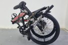 个人出售9.9成新 折叠20寸前后碟刹 变速自行车185新币