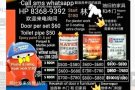 油普通nippon3/4/5房 $680/$780/880 磨木地板大理石$380 修理地砖（林）