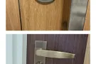更换锁芯，更换把手锁98981799
