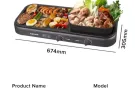 New CORNELL Tabletop Grill with Hotpot on sale ($65)