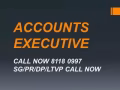 诚聘文员ACCOUNTS EXECUTIV需要中英文 SG PR LTVP DP