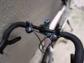 全新公路賽車自行車轉讓 26寸前油壓減震器 雙碟剎 鋁合金一體剎車把非常輕鬆送