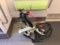 摺疊變速女生自行車