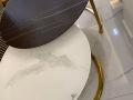 接近全新的大理石薄面咖啡桌