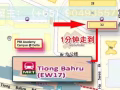 新加坡屋主发布中巴鲁1分钟到MRT女生房可以报地址4人间的一个床位出租